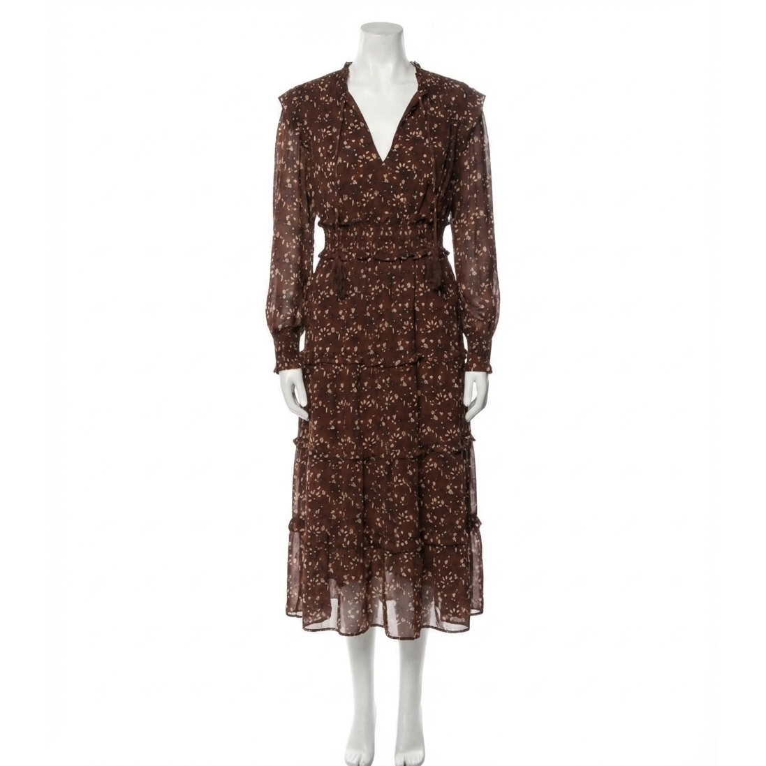New Cleobella Romina Midi Dress In Zadia Block Print